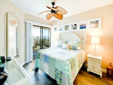 Master bedroom with king bed